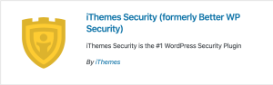 Screenshot of iThemes Security listing in WP Plugin Search